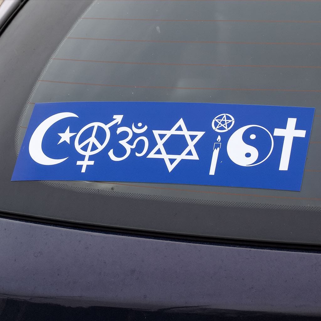 Coexist car rear window sticker 